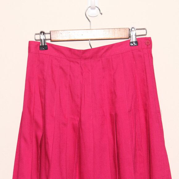 Vintage Talbots Linen Pleated Midi/Maxi Skirt Blazer Set Size 10 Pink - Picture 10 of 10